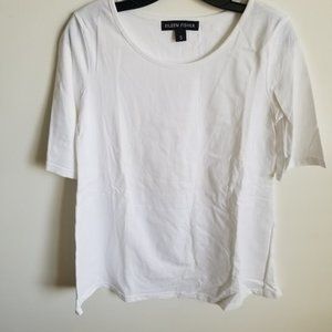 White Eileen Fisher tee  Brand new